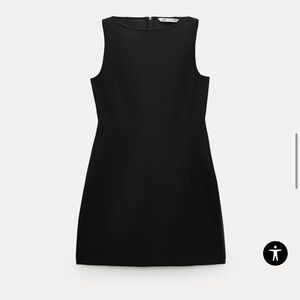 Zara mini black dress